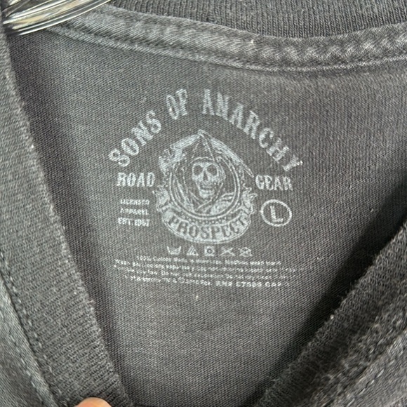 Sons Of Anarchy Charming, Ca Black Grim Tshirt Size Large - Picture 7 of 7